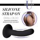 Strap U Black Silicone Strap-On Dildo Small