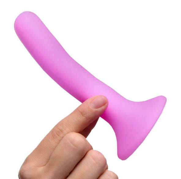 Strap U Pink Silicone Strap-On Dildo Small