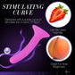 Strap U Pink Silicone Strap-On Dildo Small