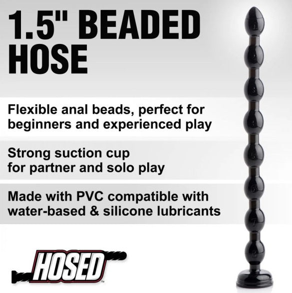 Hosed 19" Beaded Anal Snake