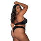 Playboy Lingerie Disco Fever 2 Pc Set Black Size XS/S/M/L