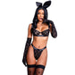 Playboy Noir Lingerie 2 Pc Set Black Size XS/S/M/L