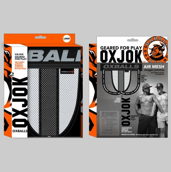 OxBalls Airmesh Swagger Jockstrap Ice White Size S/M/L/XL