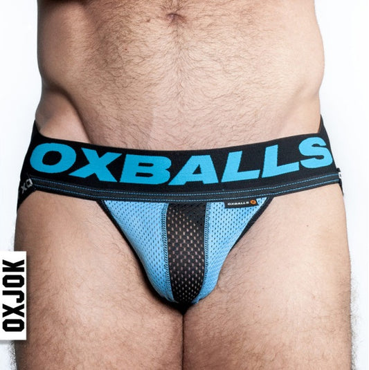 OxBalls Airmesh Swagger Jockstrap Sky Blue Size S/M/L/XL