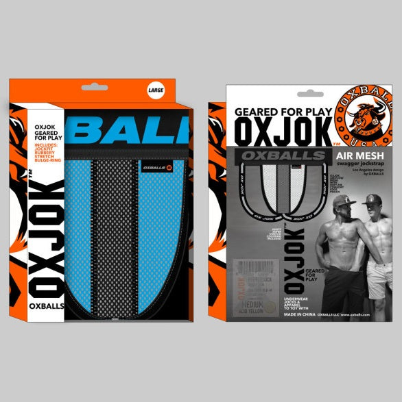 OxBalls Airmesh Swagger Jockstrap Sky Blue Size S/M/L/XL