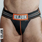 OxBalls Slingjock Upthrust Slider-Strap Jock Black Iron Size S/M/L/XL