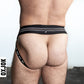 OxBalls Slingjock Upthrust Slider-Strap Jock Black Iron Size S/M/L/XL