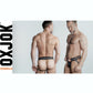 OxBalls Slingjock Upthrust Slider-Strap Jock Black Iron Size S/M/L/XL