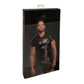 Noir Mens Wetlook Vexen Hooded T Shirt Size S/M/L/XL