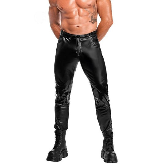 Noir Mens Wetlook Rogue Pants Size S/M/L/XL
