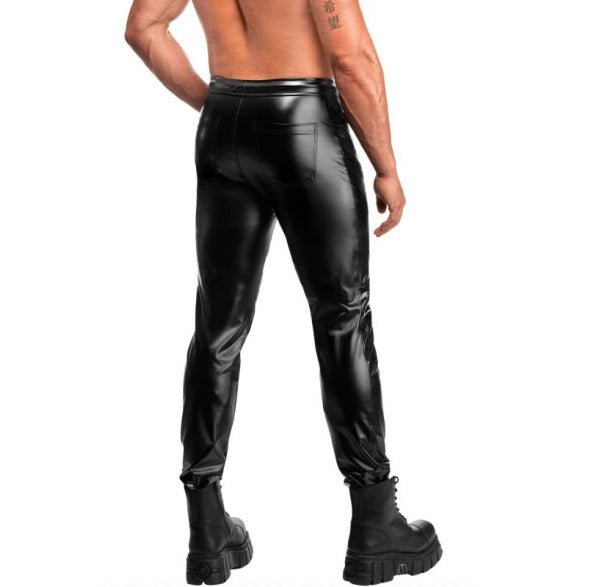 Noir Mens Wetlook Rogue Pants Size S/M/L/XL