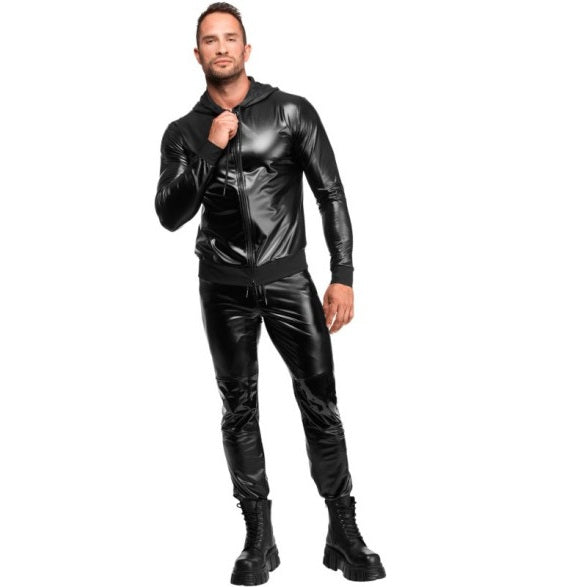 Noir Mens Wetlook Rogue Pants Size S/M/L/XL
