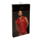 Noir Mens Wetlook Red Ignite Hooded Vest Size S/M/L/XL