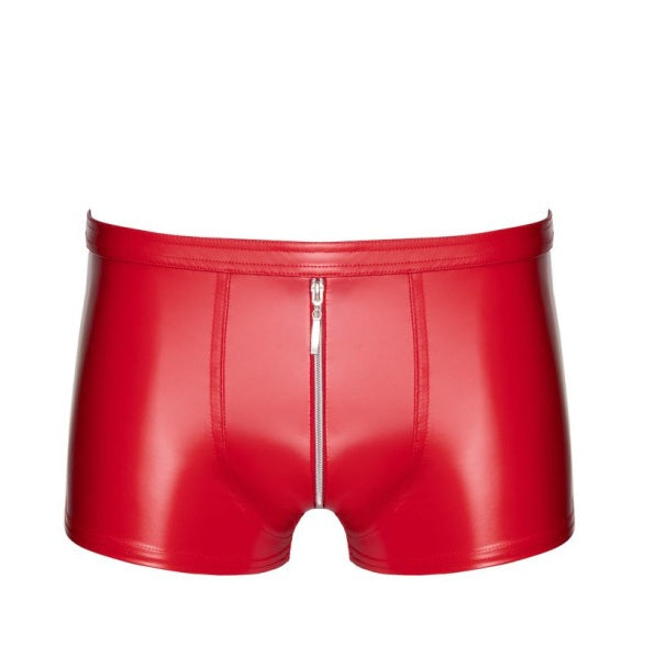 Noir Mens Wetlook Red Ignite Shorts Size S/M/L/XL