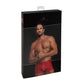 Noir Mens Wetlook Red Ignite Shorts Size S/M/L/XL
