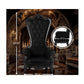 Domina Throne Chair Black Frame Black Cushion
