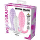Hott Products | Crystal Ballers 3 Pc Silicone Anal Plug Set