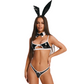 Obsessive Lingerie Night Bunny 4 Pc Set Costume Size S/M or L/XL