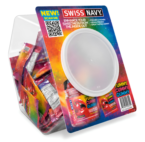 Swiss Navy Yummy Cummy Gummy Fishbowl 50 Pc