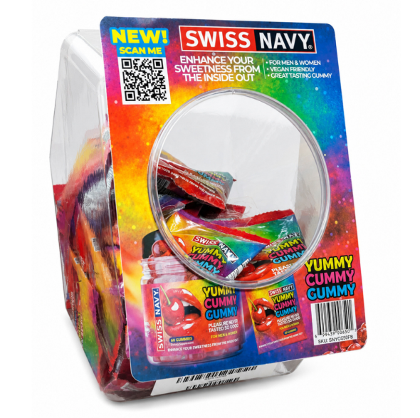 Swiss Navy Yummy Cummy Gummy Fishbowl 50 Pc