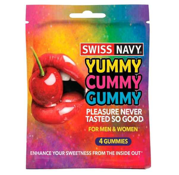 Swiss Navy Yummy Cummy Gummy Fishbowl 50 Pc