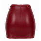 Noir Bordeaux Affair Wet Look Mini Skirt Burgundy Size XS/S/M