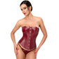 Noir Bordeaux Affair Boned Corset Burgundy Size XS/S/M