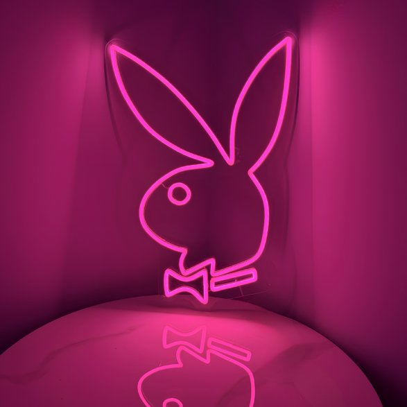 Playboy Neon Display Sign With Remote