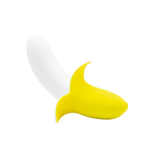 BMS Banana Bliss 13cm Silicone Slimline Vibrator Massager