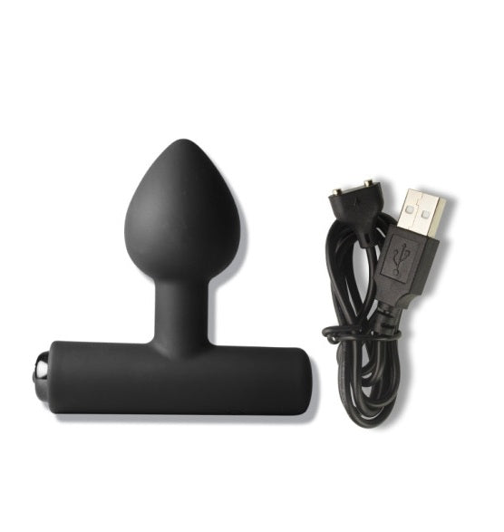 Rocks Off Nova Astryx Butt Plug Vibrator Black