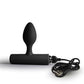 Rocks Off Nova Solaris Tapered Butt Plug Vibrator Black