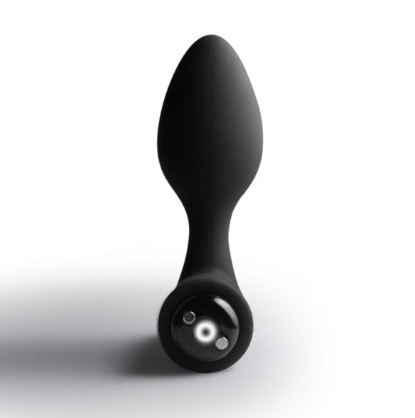 Rocks Off Nova Solaris Tapered Butt Plug Vibrator Black