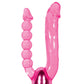 Adam & Eve Dual Pleasure Vibe - Pink 12cm (4.75") Vibrator with Anal Probe