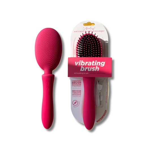 Vibraliss Luxury Vibrating Hairbrush Massager Pink