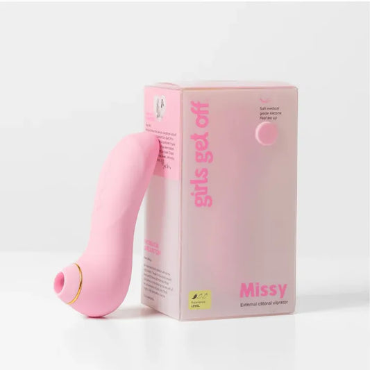 Girls Get Off - Missy Pink Air Pulse Clitoral Stimulator