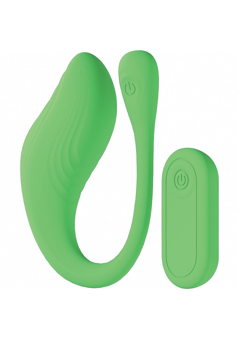 Shots Toys | LOVELINE Velvet G-Spot - Remote Controlled G-Spot Massager - Green