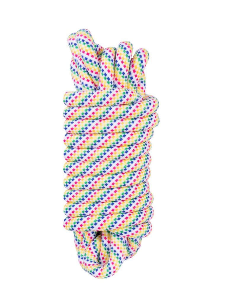 Excellent Power | Love Knot 5m 8mm Thick Polyester Rope - Rainbow