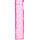 Shots Toys | REALROCK Crystal Clear 10" Straight Dildo No Balls - Pink