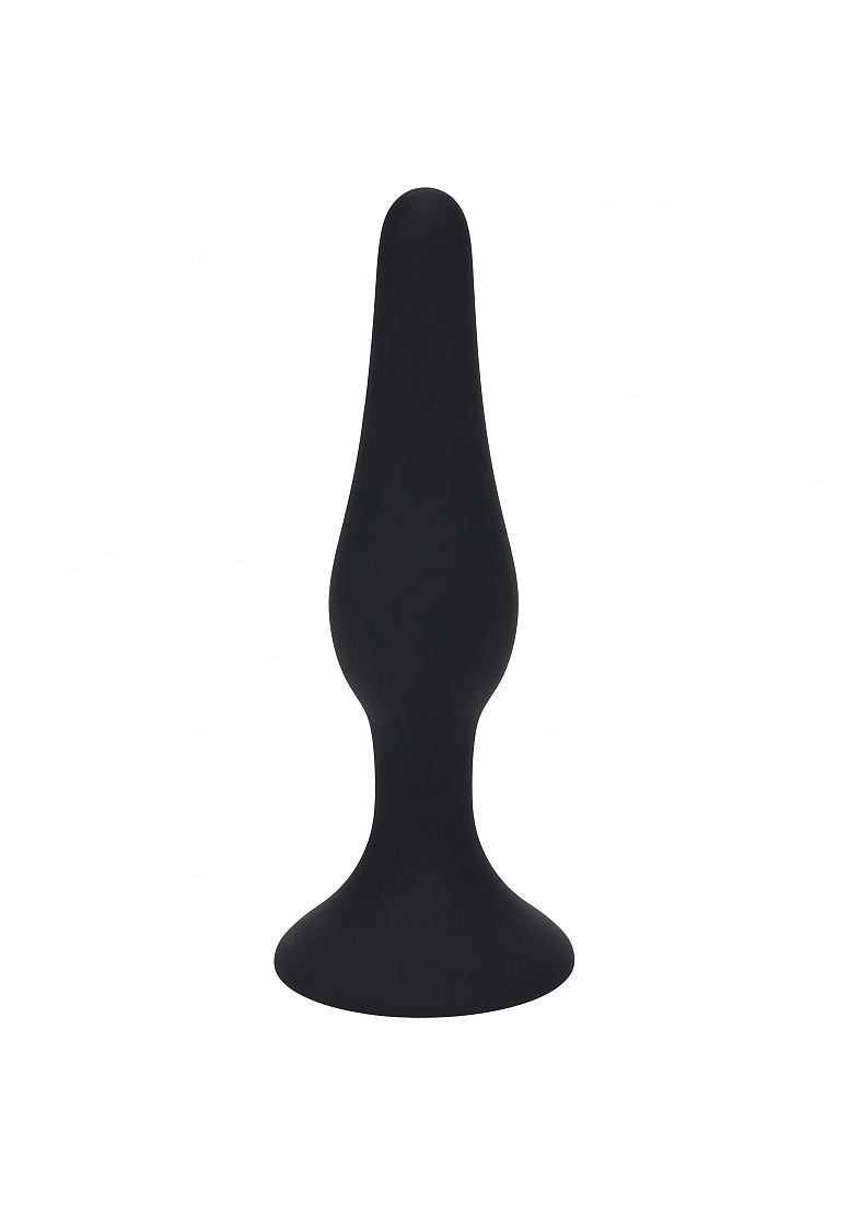 Shots Toys | LEVELZ - Slim Silicone Anal Plug - Small - Black