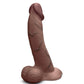 COTR | B-Vibe Slipskin Realistic Silicone Dildo - 10" Curved Brown