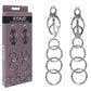 Sportsheets EDGE Tuggable Clover Nipple Clamps