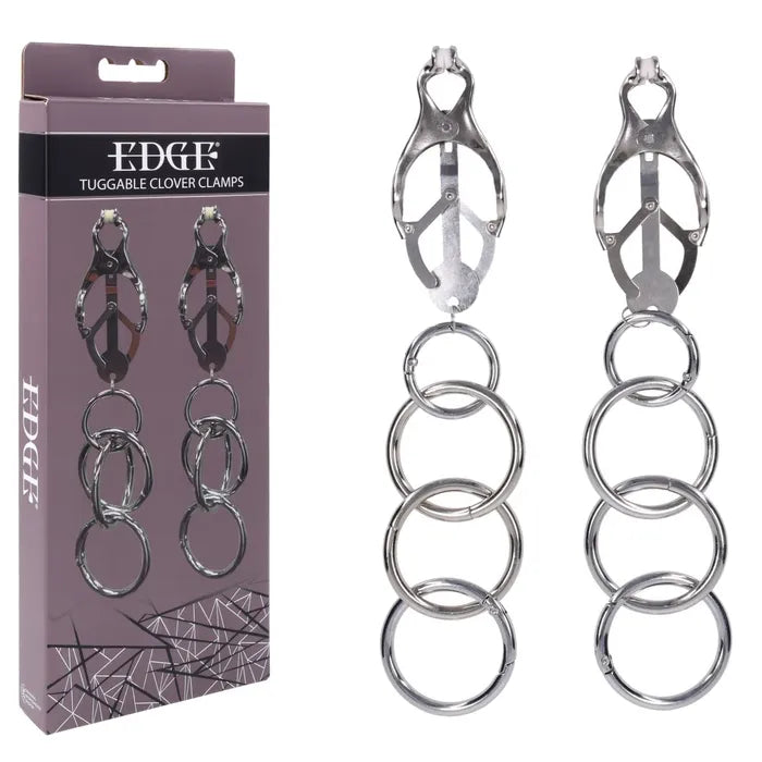 Sportsheets EDGE Tuggable Clover Nipple Clamps
