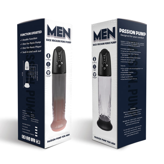 Canwin MEN Passion Suck Vacuum Penis Pump with Flesh Sleeve