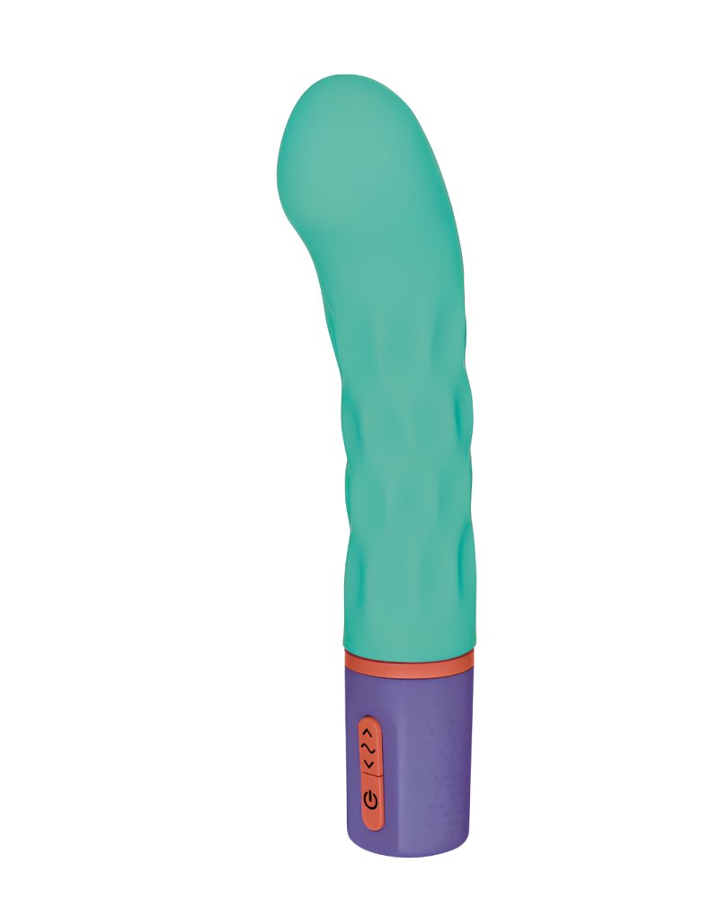 Excellent Power | Bold Around 7" Vibrator With Varicolored Control (Mint)