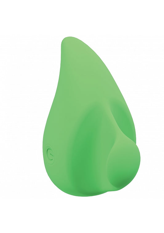 Shots Toys | LOVELINE ErgoDrop - Hand Massager Droplet Shaped Vibrator - Green