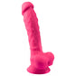 Adrien Lastic Silexd 8" Model 1 Remote Control LRS Vibrating Dildo Pink
