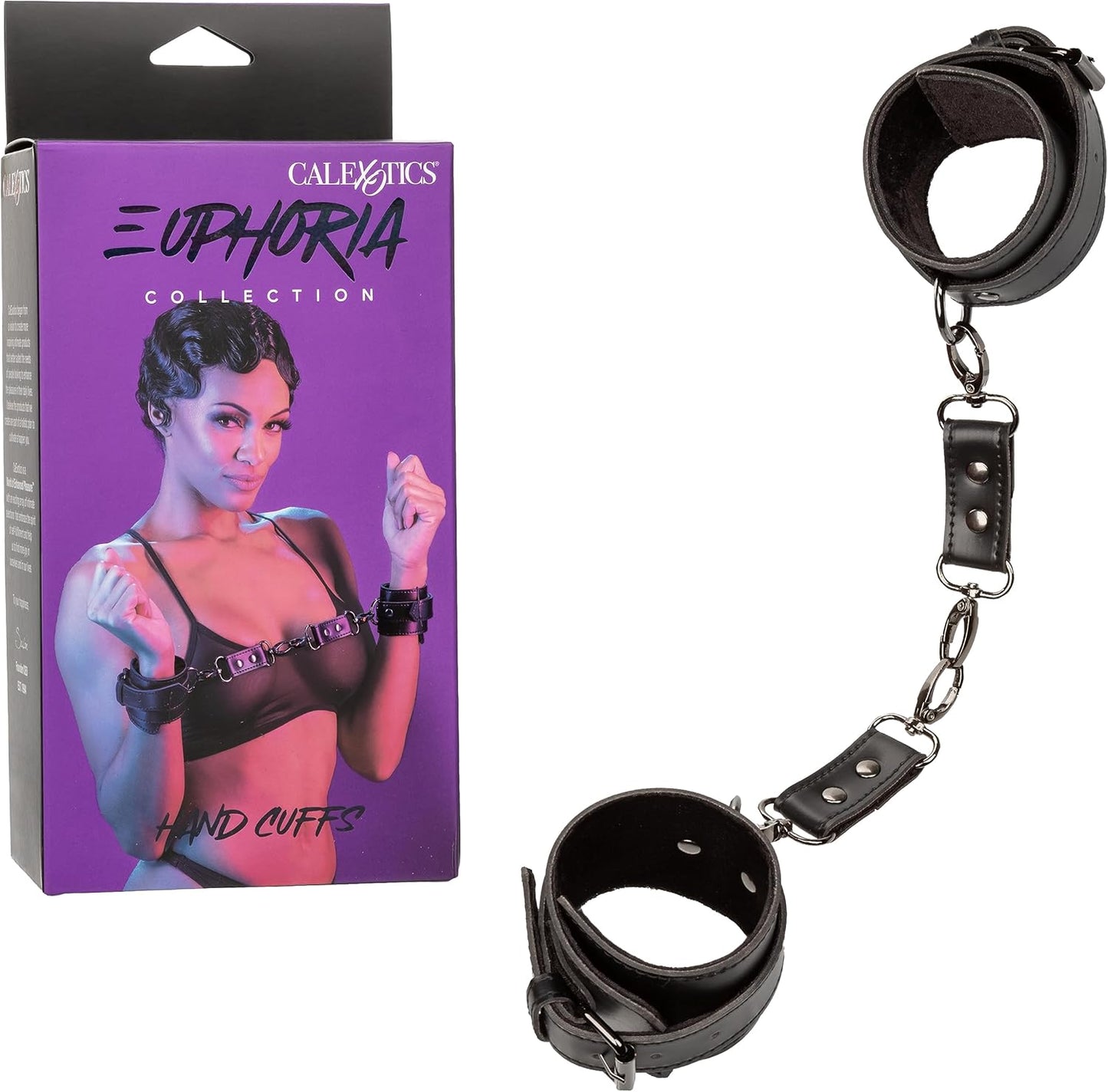 Calexotics Euphoria Collection Vegan Leather Hand Cuffs