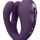 Shots Toys | VIVE Yoko Triple Action Vibrating Dual Prongs & Pulse Wave Purple