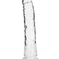 Shots Toys | REALROCK 29cm Realistic Slim Crystal Clear Dildo - Translucent (11") Dong