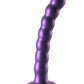 Shots Toys | OUCH! Beaded G-Spot Dildo - 6.5" / 16.5 cm - Metallic Purple